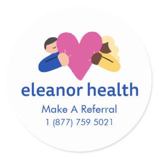 Small Eleanor Health Referral Sticker (1.5 in)