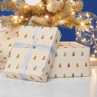 Small Simple Tree Pattern Winter Holiday