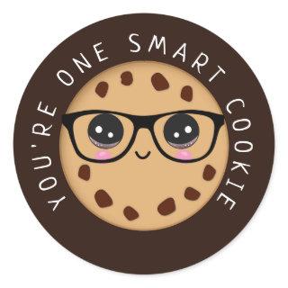 Smart Cookie Teacher Student Reward Classic Round Sticker