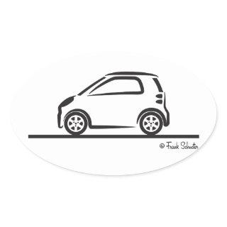 Smart Fortwo Side Oval Sticker