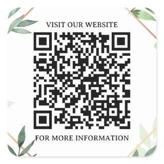 Smart Square: Business QR Code Sticker