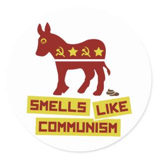 Smells Like Communism Classic Round Sticker