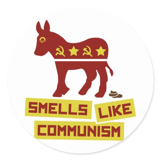 Smells Like Communism Classic Round Sticker
