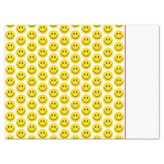 Smile Face Two Tone Happy Get Well Thinking of You Tissue Paper