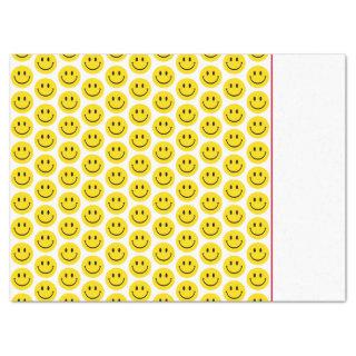 Smile Face Two Tone Happy Get Well Thinking of You Tissue Paper