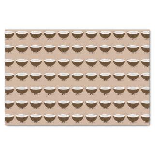 Smiling coconut tissue paper