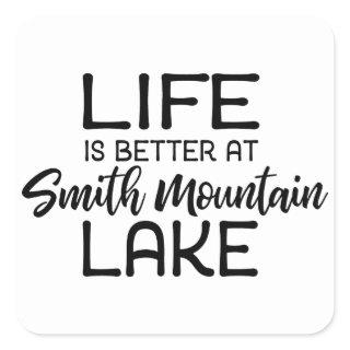 Smith Mountain Lake Square Sticker