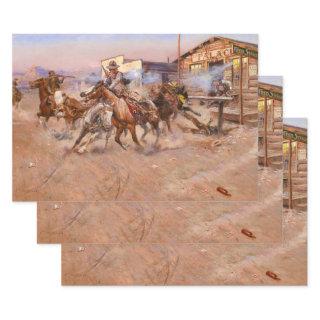 Smoke of a. 45, 1908 by Charles Marion Russell  Sheets