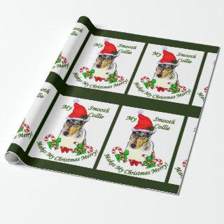 Smooth Collie Christmas Merry