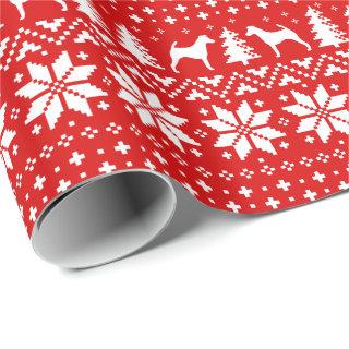 Smooth Fox Terrier Dog Silhouettes Christmas Xmas