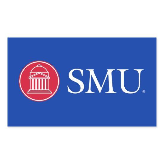 SMU Institutional Mark Rectangular Sticker