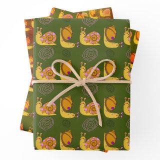 Snail Patterned  Sheet Set