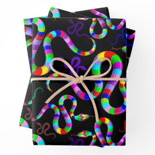 Snake Psychedelic Rainbow Colors  Sheets