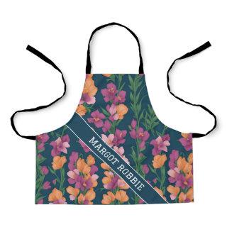 Snapdragons Rainbow Colorful Personalized Pattern Apron