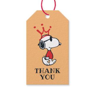 Snoopy - Joe Cool Crown Gift Tags