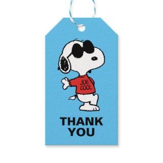 Snoopy "Joe Cool" Standing Gift Tags