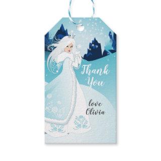 Snow Queen Thank you Gift Favor Tags