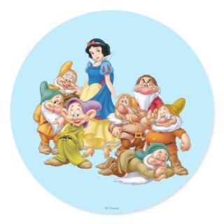 Snow White and the Seven Dwarfs 2 Classic Round Sticker