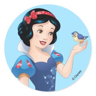 Snow White | Besties Rule Classic Round Sticker
