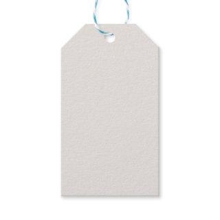 Snowbound Solid Color Gift Tags