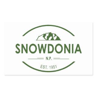 Snowdonia National Park Rectangular Sticker