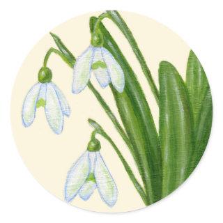 Snowdrops sticker