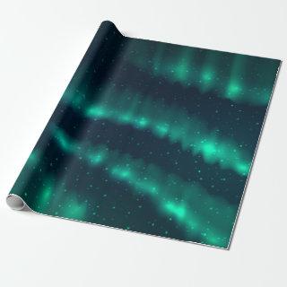 Snowfall Aurora Borealis - Northern Lights Artwork