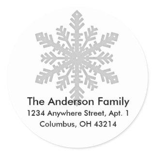 Snowflake D2 Return Address Labels