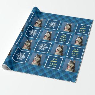 Snowflake & Favorites. Photo. Blue.