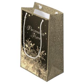 Snowflake sparkle gift bag