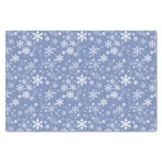 Snowflakes Graphic Customize Color Background on a Tissue Paper