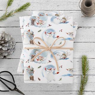 Snowy Forest Christmas Gnomes Pattern  Sheets