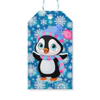 Snowy Penquin   Gift Tags