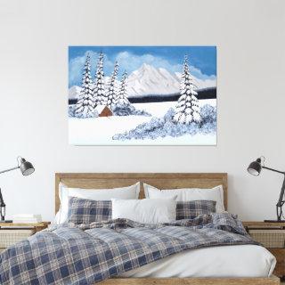 Snowy Winter Canvas Print