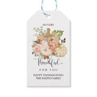 So very thankful for you, thanksgiving gift tags