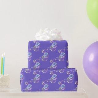 Soap Bubbles On Purple