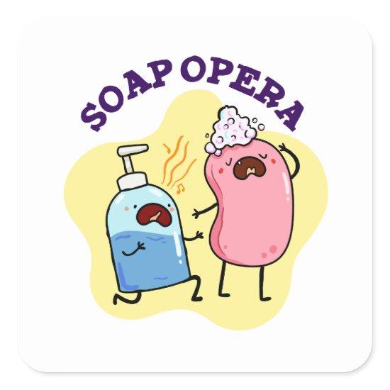 Soap Opera Cute Drama Pun Sticker