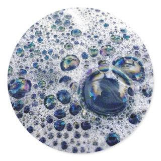 Soap Suds Classic Round Sticker