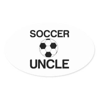 SOCCER UNCLE OVAL STICKER