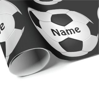 Soccer  With Your NAME and COLORS