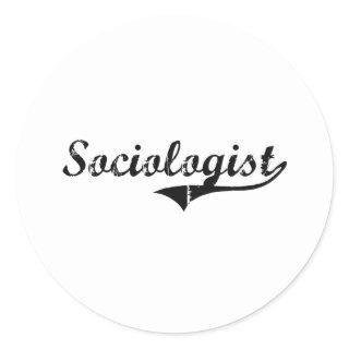 Sociologist Professional Job Classic Round Sticker