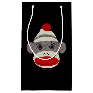 Sock Monkey Face Small Gift Bag