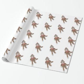 Sock Monkey Gift Wrap