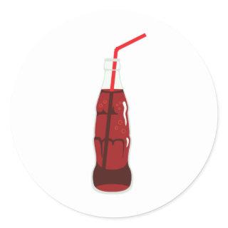 Soda Pop Classic Round Sticker