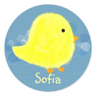 Sofia Cute Personalized Easter Stickers