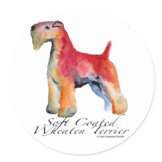 Soft Coated Wheaten Terrier Classic Round Sticker