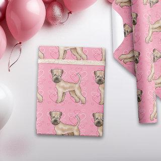 Soft-Coated Wheaten Terrier Dog Love Heart Pattern