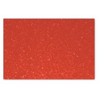 Soft Deep Red Glitter Print Tissue Paper