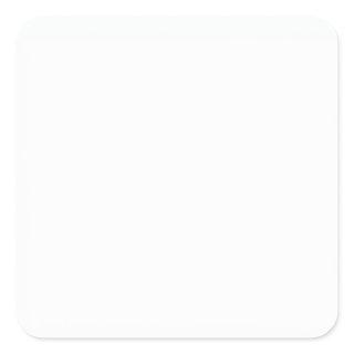 Soft Happy Art Square Sticker