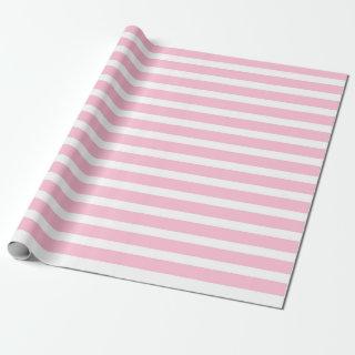 Soft Pink and White Stripes